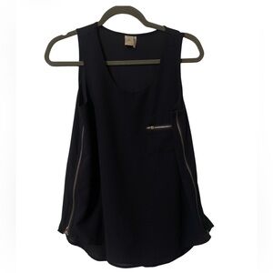 Paper Crane Black Sheer Top